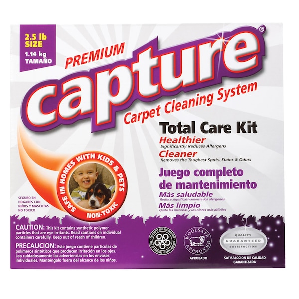 Capture Capture Premium Lemon Scent Carpet Cleaner 2.5 lb Powder 3000006681 - main